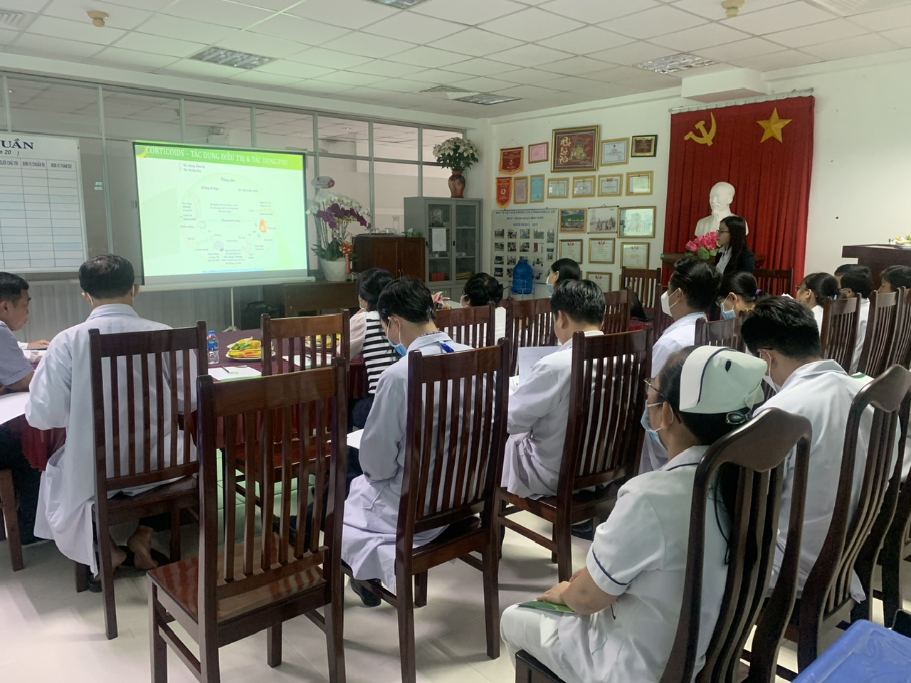 TAMDEFLO MINH DUC HOSPITALOn October 21, 2023, Medbolide Joint Stock Company had a report to introduce the product TAMDEFLO (deflazacort 6mg) at the hall of Minh Duc Hospital, Ben Tre.  The report took place with the participation of more than 30 Doc