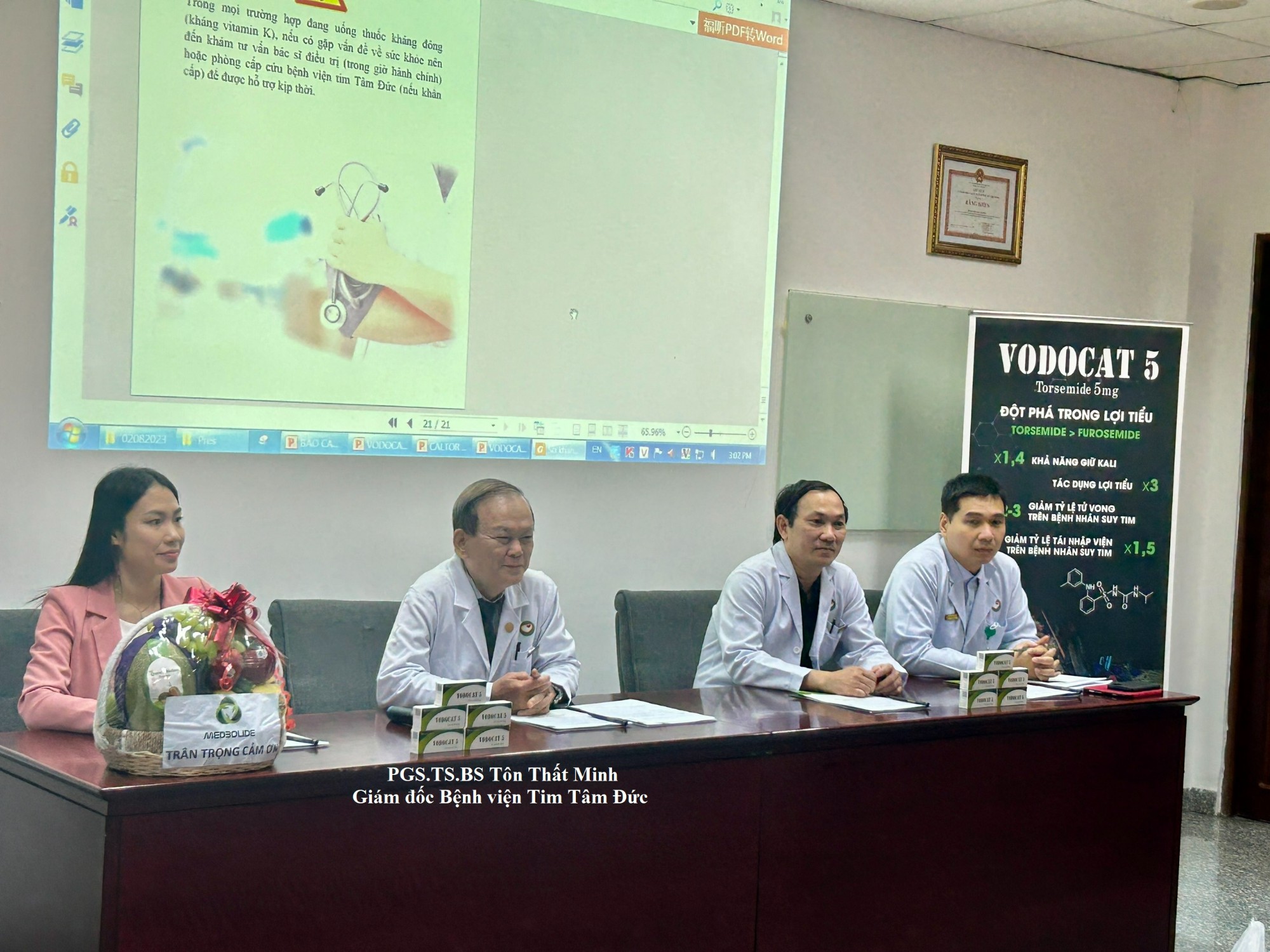 VODOBAT REPORT AT TAM DUC HEART HOSPITAL